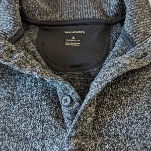 Van Heussen men's classic fit button pullover